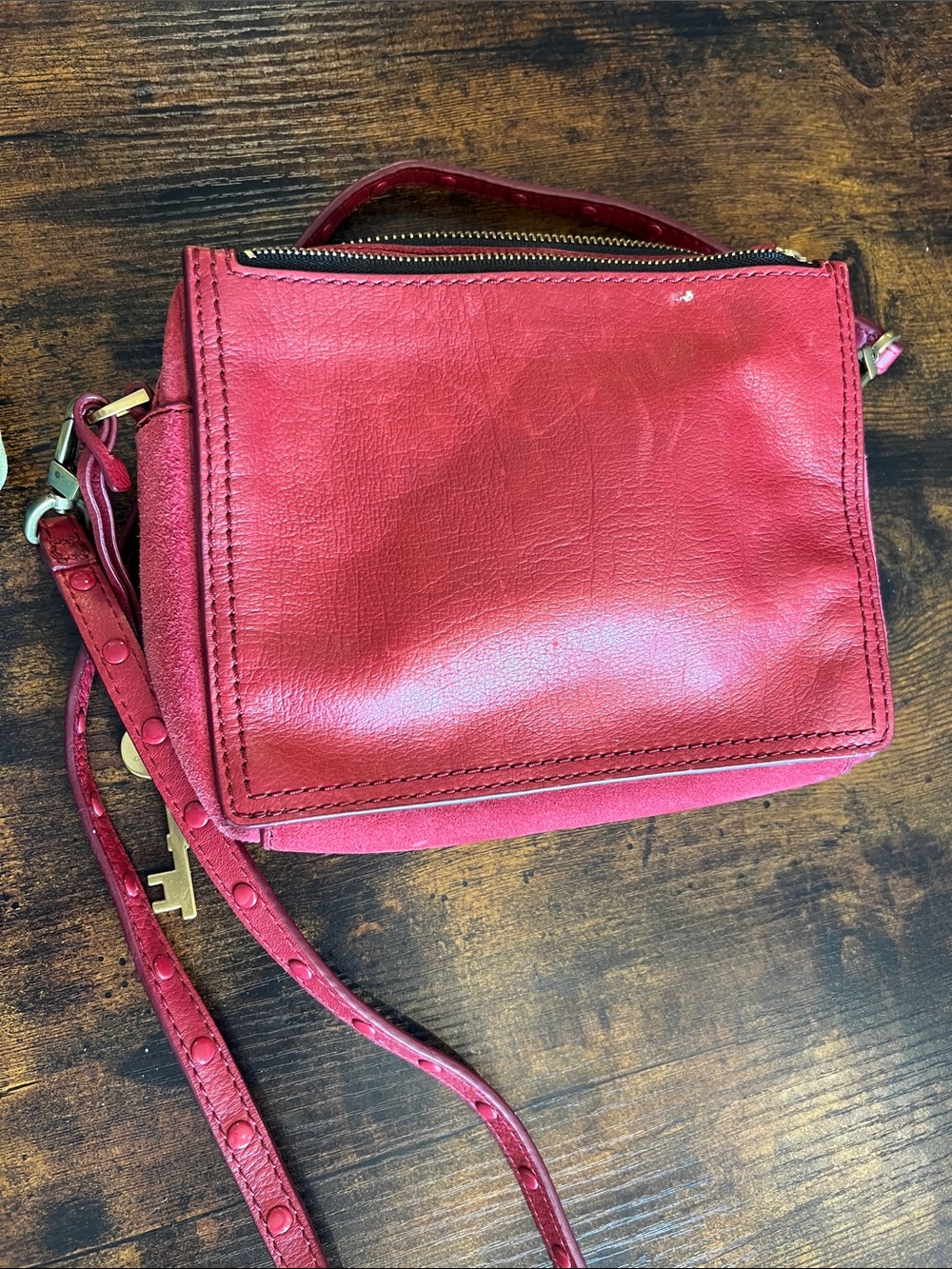 Fossil Emma multi zip crossbody